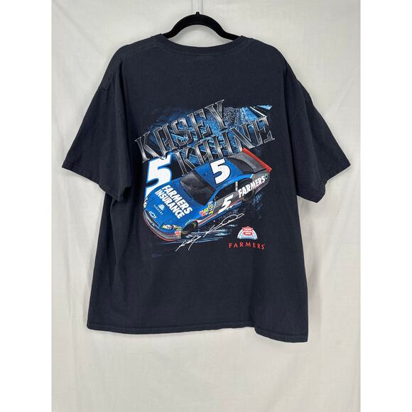 Nascar Racing Shirt Mens 2XL Black Graphic Tee Kasey Khane - Picture 1 of 5